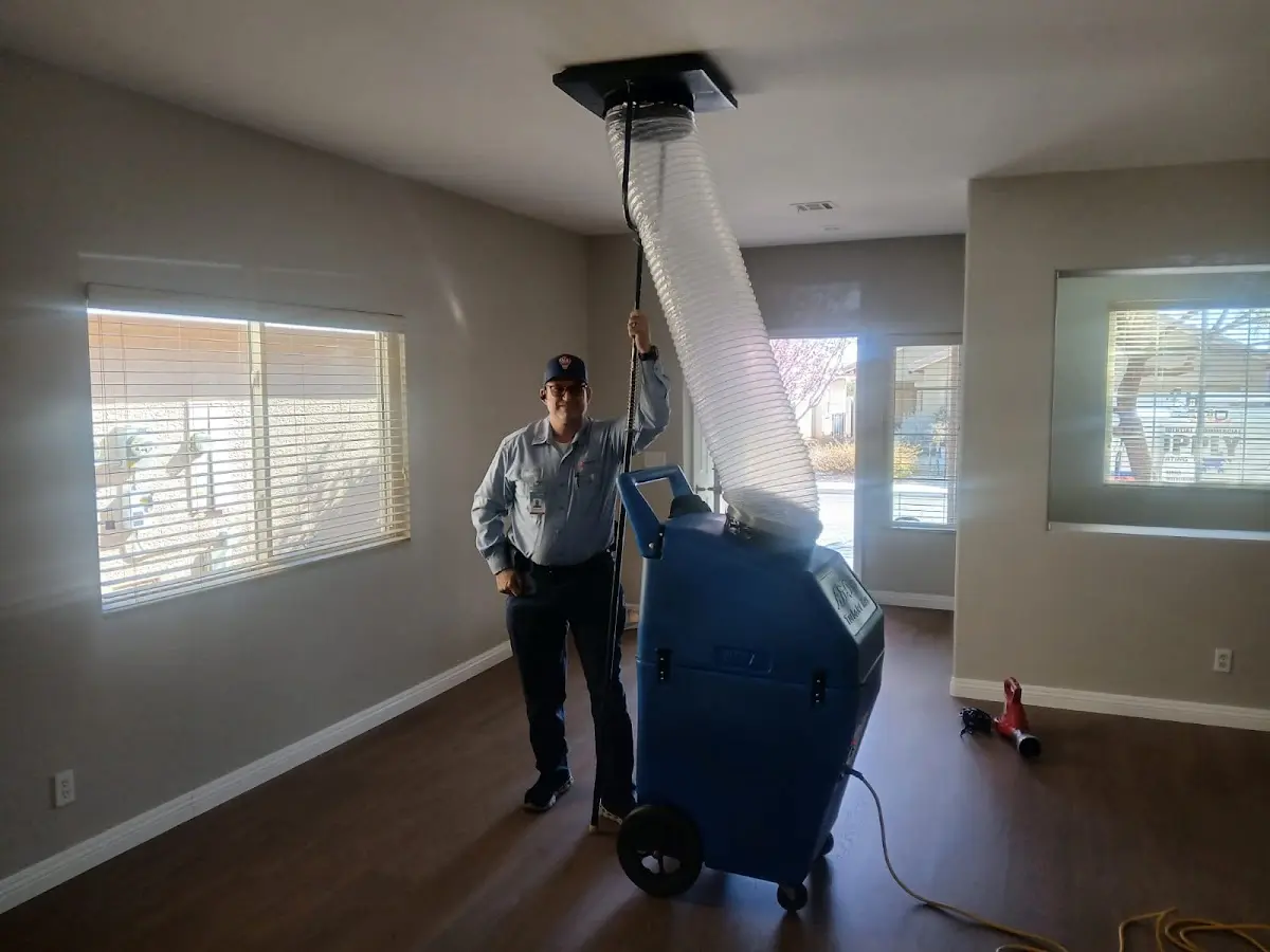 Professional Dryer Vent Cleaning work inside a Cocoa home